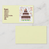 Die Visitenkarte des Kuchen-Bäckers (Vorne/Hinten)