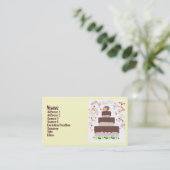 Die Visitenkarte des Kuchen-Bäckers (Stehend Vorderseite)