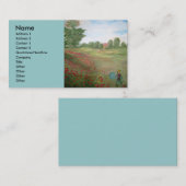 Die Visitenkarte des Kunsthändlers (Vorne/Hinten)