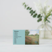 Die Visitenkarte des Kunsthändlers (Stehend Vorderseite)