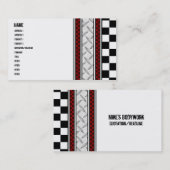 Die Visitenkarte des Mechanikers (Vorne/Hinten)