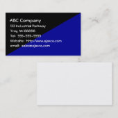 Die Visitenkarte des Menschen für alle Zwecke schw (Vorne/Hinten)