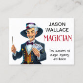 Die Visitenkarte des personalisierten Magiers (Vorderseite)