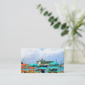 Die Visitenkarte des Reisenden (Stehend Vorderseite)