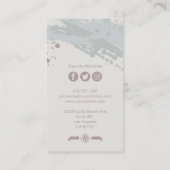 Die Visitenkarte des Seeart-Reisenden - Beige (Rückseite)