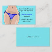 Die Visitenkarte des Übungs-Lehrers (Vorne/Hinten)