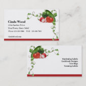 Die Visitenkarte-Entwurf des Gärtners Visitenkarte (Vorne/Hinten)
