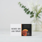 Die Visitenkarte für das Raven-Logo (Stehend Vorderseite)