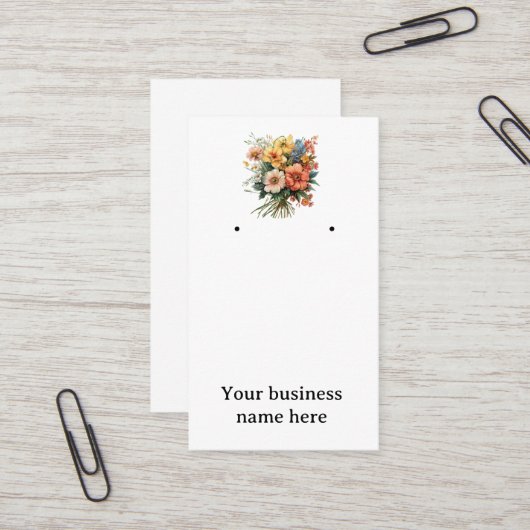 Die Visitenkarte für Schmuckgeschäfte. Kann angepa (Vorderseite/Rückseite Beispiel)