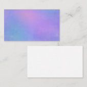 Die Visitenkarte für Weichpastellrosa, Blau und La (Vorne/Hinten)