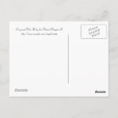 Die Visitenkarte, Mitteilungskarten, Gruß Postkarte (Rückseite)