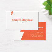 Die Visitenkarte von Bolt Red und White Electricia (Schreibtisch)