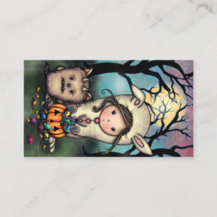 Die Visitenkarten der Trick-or-Treaters Visitenkarte