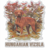 Die Vizsla-Aufkleber Aufkleber (Vorderseite)