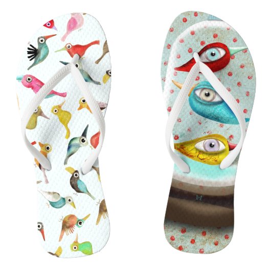 Die Vögel Badesandalen (Fußbett)