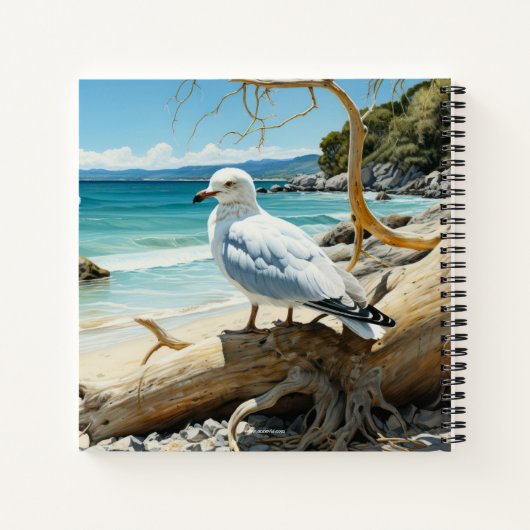 Die Vogel-Dateien der Seagull-Küste Notizblock (Rückseite)