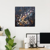 Die Vögel der Ahnenpassage-Wandkunst Poster (Heimbüro)