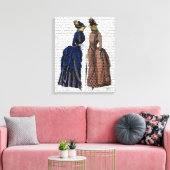 Die Vögel des Tratsch Leinwanddruck (Insitu (Wohnzimmer))