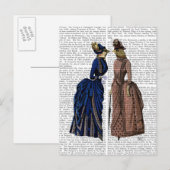 Die Vögel des Tratsch Postkarte (Vorne/Hinten)