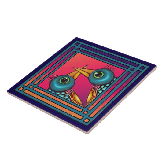 Die Vögel Fliese (Seite)