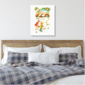 Die Vögel fütternd Kinder Leinwanddruck (Insitu (Schlafzimmer))