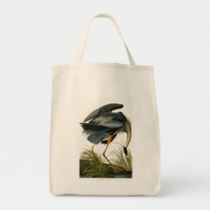 Die Vögel Graureiher-Johns Audubon von Amerika Tragetasche