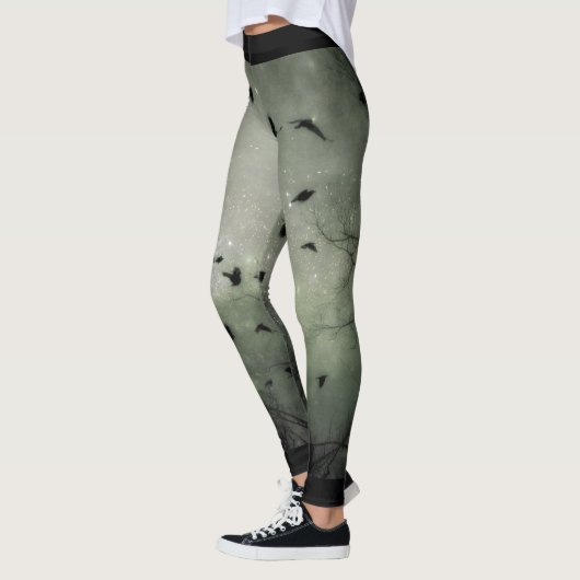 Die Vögel im Dunkeln Leggings (Links)