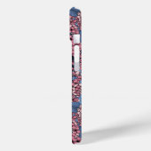 Die Vögel im lila Garten Case-Mate iPhone Hülle (Rückseite / Links)