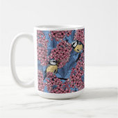 Die Vögel im lila Garten Kaffeetasse (Links)