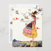 Die Vögel nennen Postkarte (Vorne/Hinten)