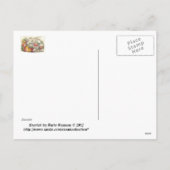 Die Vogel-Nest-Verzierung Feiertagspostkarte (Rückseite)