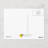 Die Vögel Postkarte (Rückseite)