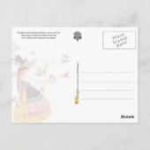 Die Vögel rufen Postkarte (Rückseite)