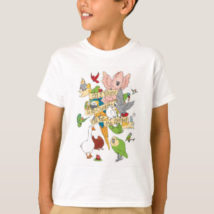 Die Vögel stürzen T-Shirt