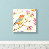 Die Vögel und die Bienen Leinwanddruck (Insitu (Holzboden))