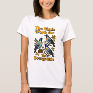 Die Vogelarbeit für das bürgerliche Shirt