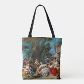 Die Vogelfänger von Francois Boucher Tasche (Rückseite)