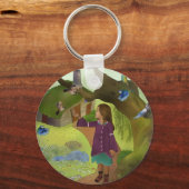 Die vogelflüterin schlüsselanhänger (Vorderseite)