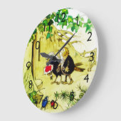 Die Vogelhochzeit Große Wanduhr (Winkel)