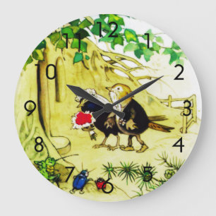 Die Vogelhochzeit Große Wanduhr