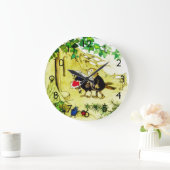 Die Vogelhochzeit Große Wanduhr (Zuhause)