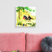 Die Vogelhochzeit Leinwanddruck (Insitu (Wohnzimmer))