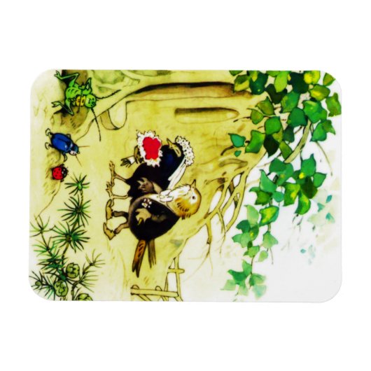 Die Vogelhochzeit Magnet (Horizontal)