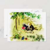 Die Vogelhochzeit Postkarte (Vorne/Hinten)