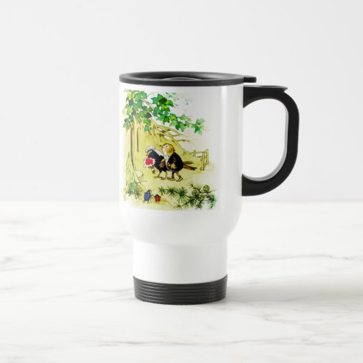 Die Vogelhochzeit Reisebecher (Rechts)