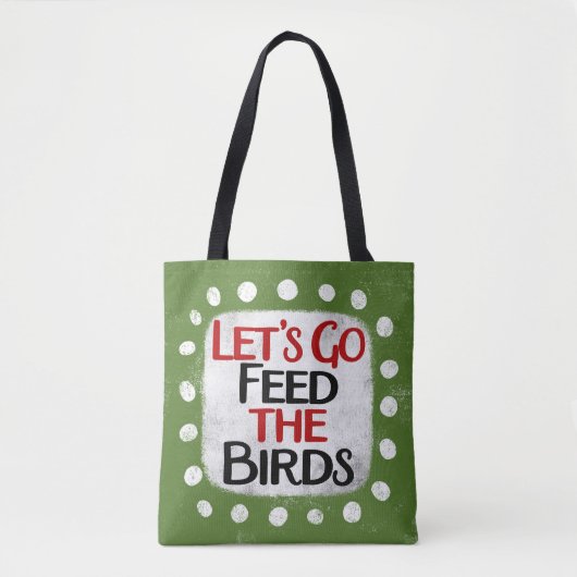 Die Vogeltote-Tasche gefüttert Tasche (Vorderseite)