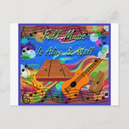 Die Volksmusik ist lebendig und gut Postkarte