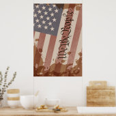 Die Volksverfassung der USA Poster (Küche)