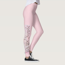 Die Volksverfassung rosa Widerstand Leggings