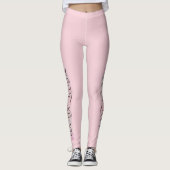 Die Volksverfassung rosa Widerstand Leggings (Vorderseite)